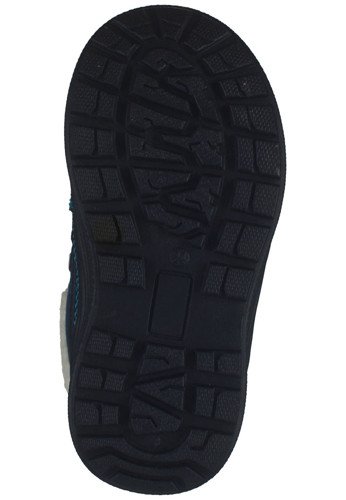 Kickers Stiefel Lederimitat/Textil Marine Warmfutter