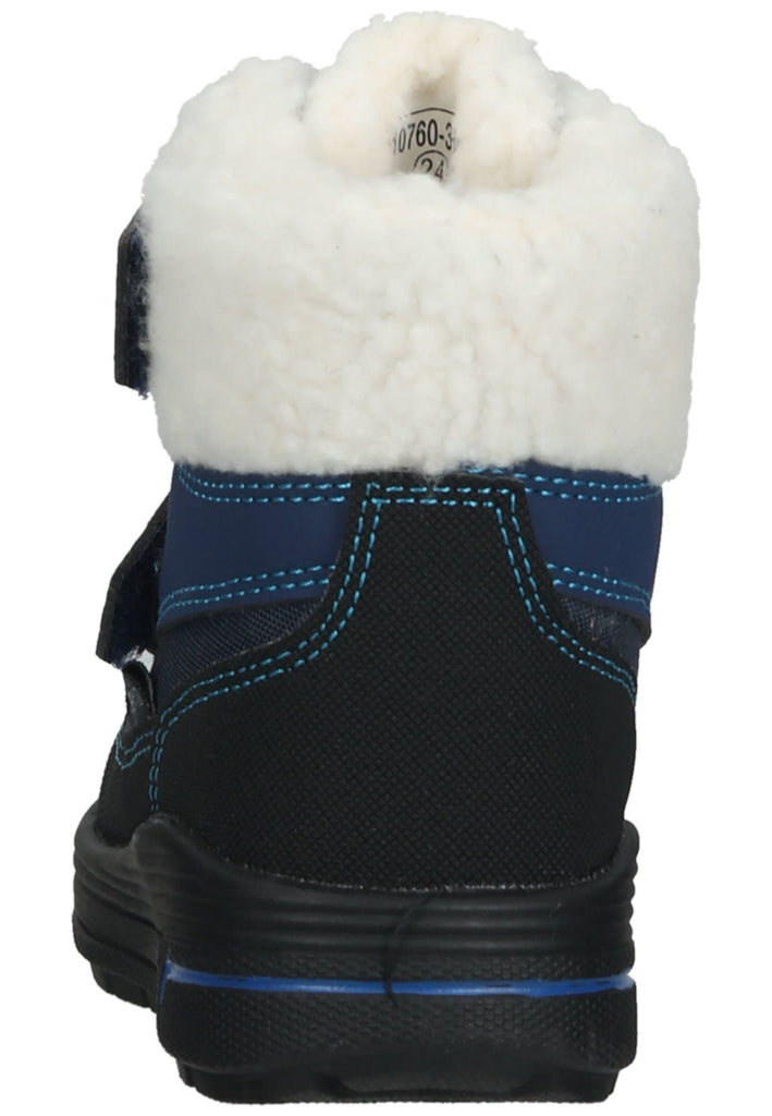Kickers Stiefel Lederimitat/Textil Marine Warmfutter
