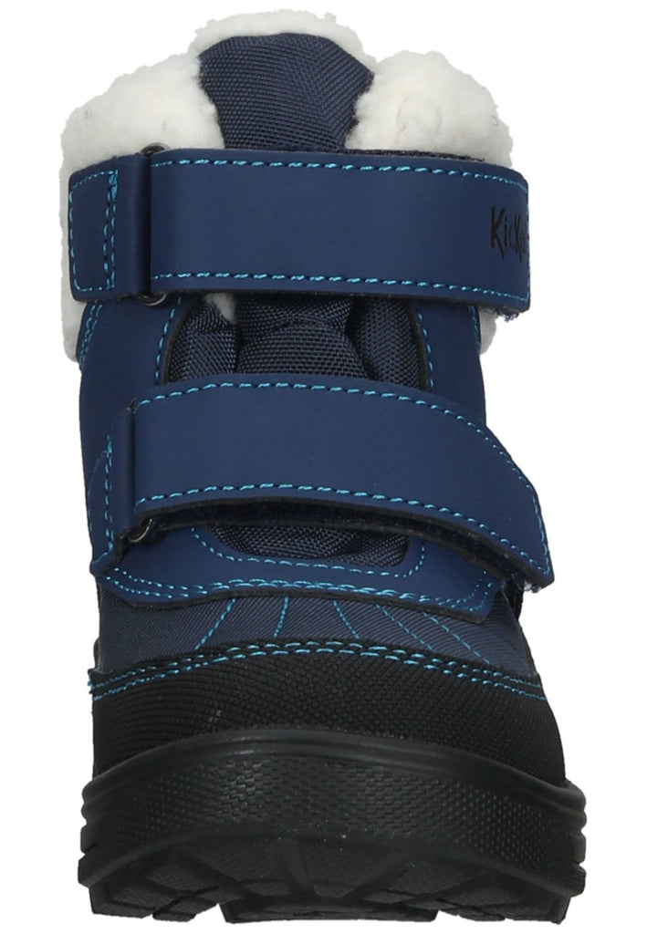 Kickers Stiefel Lederimitat/Textil Marine Warmfutter
