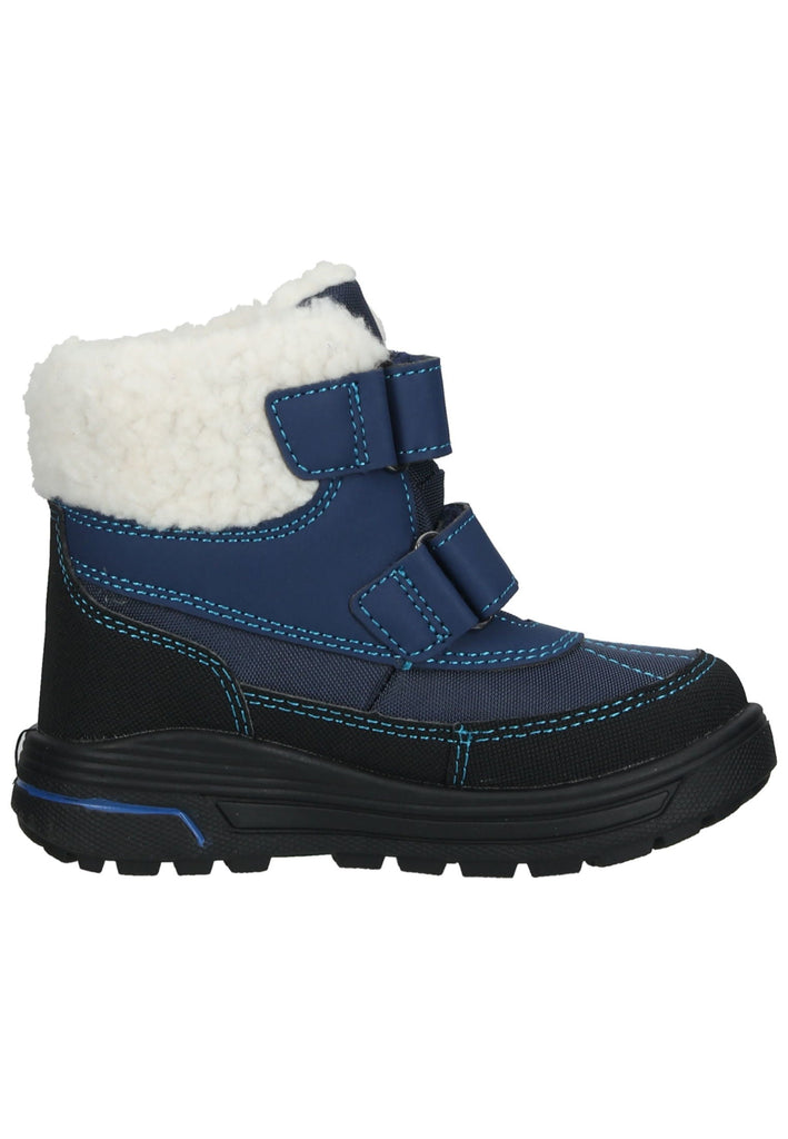 Kickers Stiefel Lederimitat/Textil Marine Warmfutter