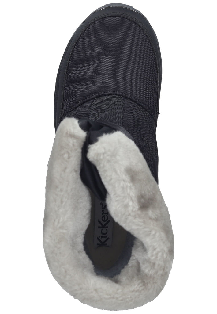 Kickers Stiefel Lederimitat/Textil Schwarz Warmfutter