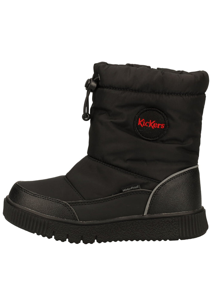Kickers Stiefel Lederimitat/Textil Schwarz Warmfutter