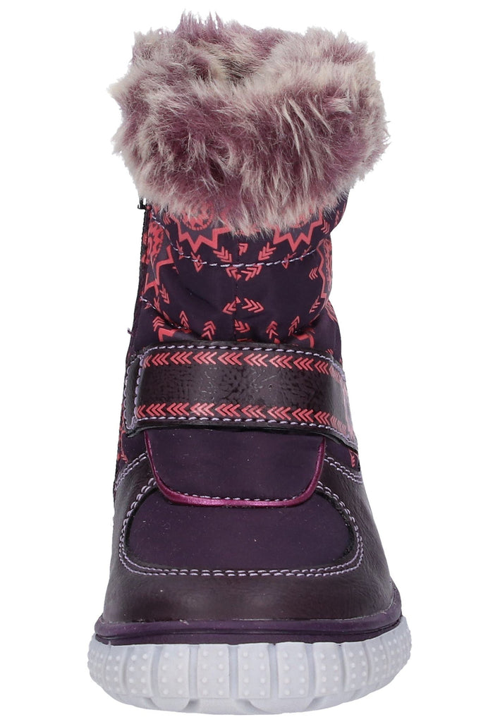 Kickers Stiefel Lederimitat/Textil Violett