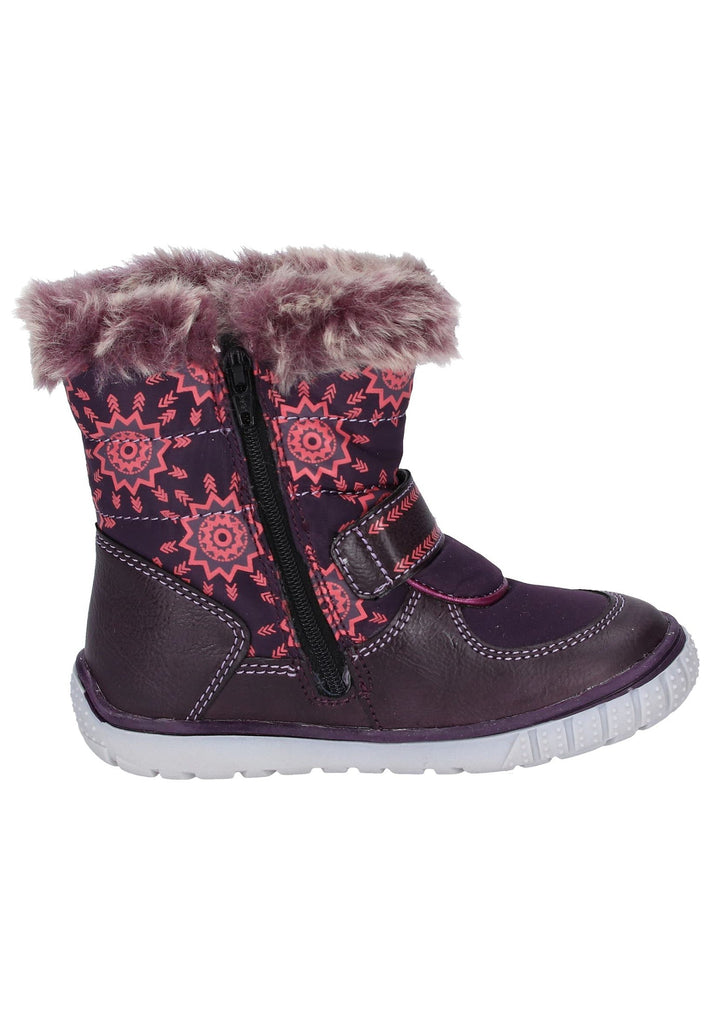 Kickers Stiefel Lederimitat/Textil Violett