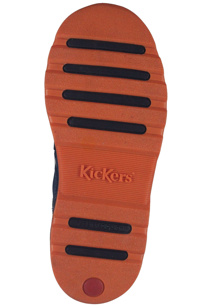 Kickers Stiefelette Leder Blau/Orange