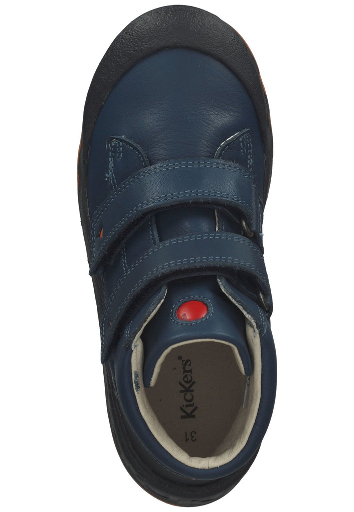 Kickers Stiefelette Leder Blau/Orange