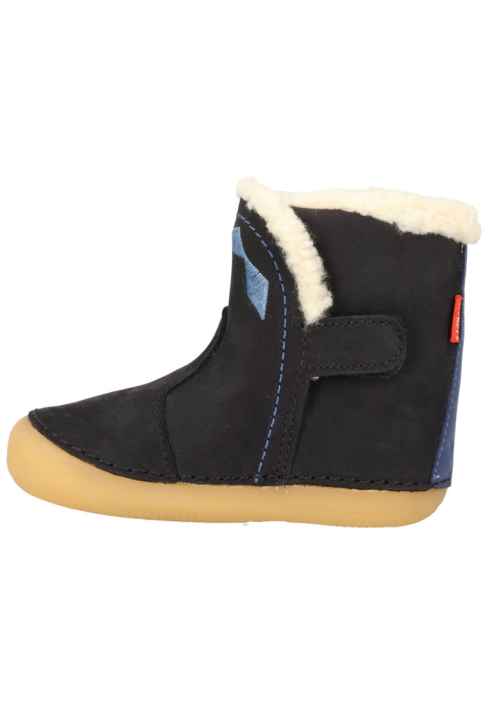 Kickers Stiefelette Leder Blau Warmfutter