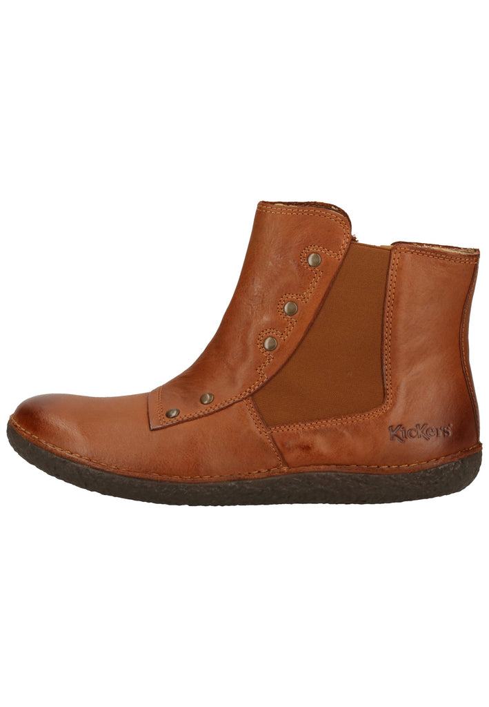 Kickers Stiefelette Leder Camel