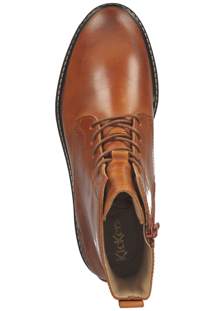 Kickers Stiefelette Leder Camel