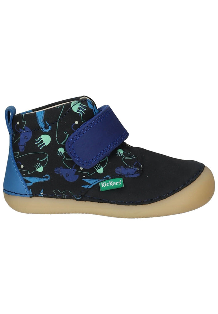 Kickers Stiefelette Leder Marine
