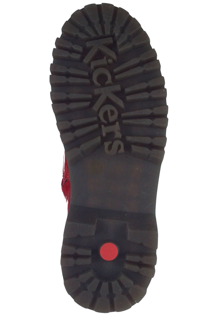 Kickers Stiefelette Leder Rot Lack