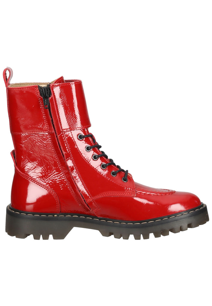 Kickers Stiefelette Leder Rot Lack