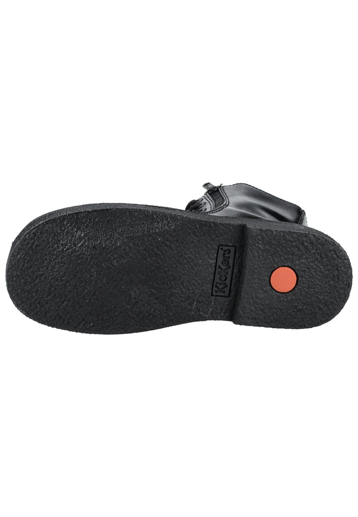 Kickers Stiefelette Leder Schwarz Lack