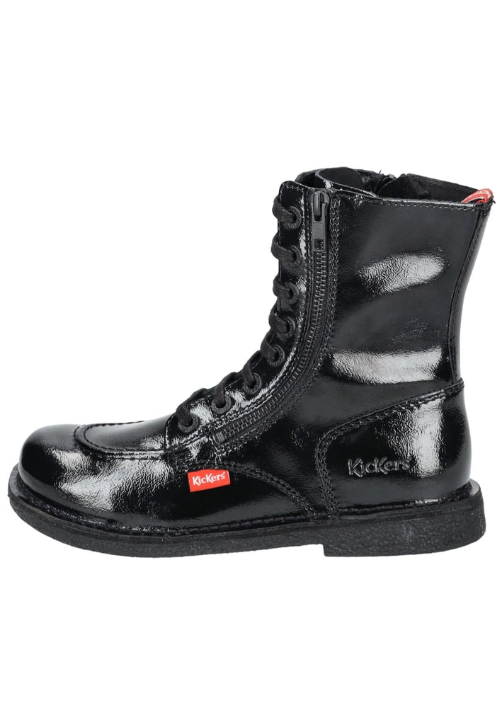 Kickers Stiefelette Leder Schwarz Lack
