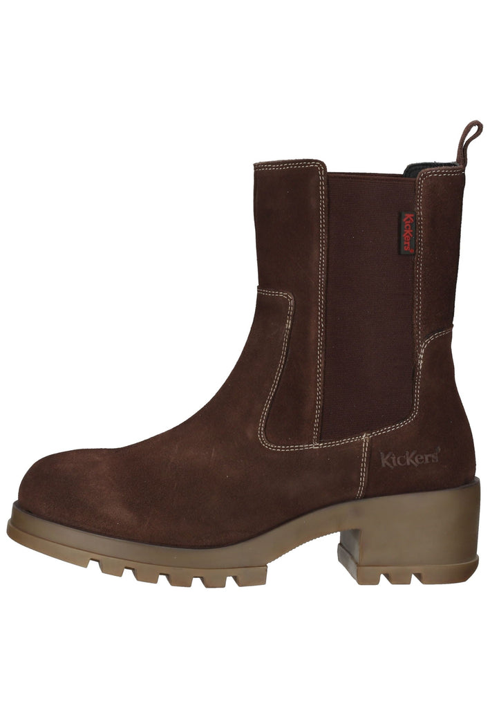 Kickers Stiefelette Leder/Textil Braun