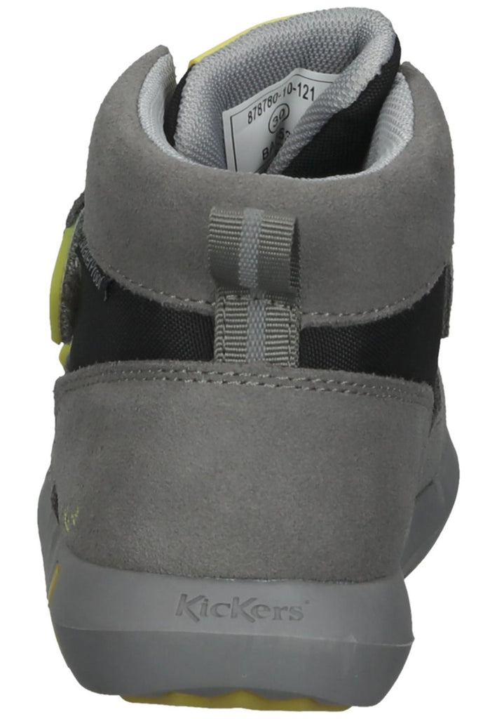 Kickers Stiefelette Leder/Textil Grau/Gelb
