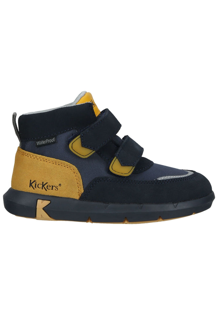 Kickers Stiefelette Leder/Textil Marine