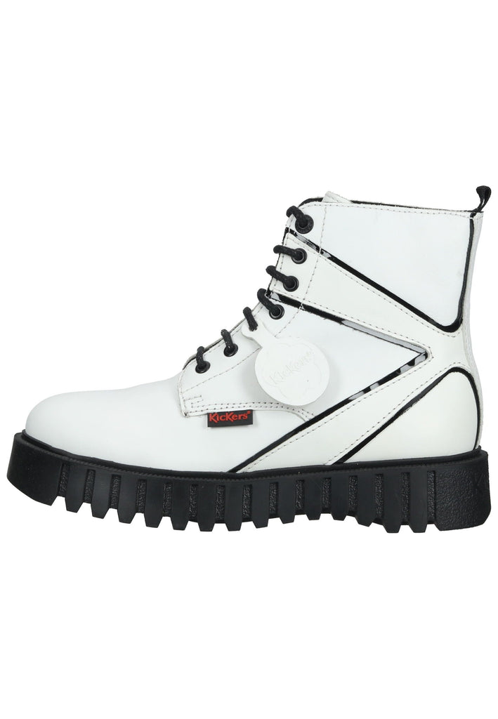 Kickers Stiefelette Leder Weiß