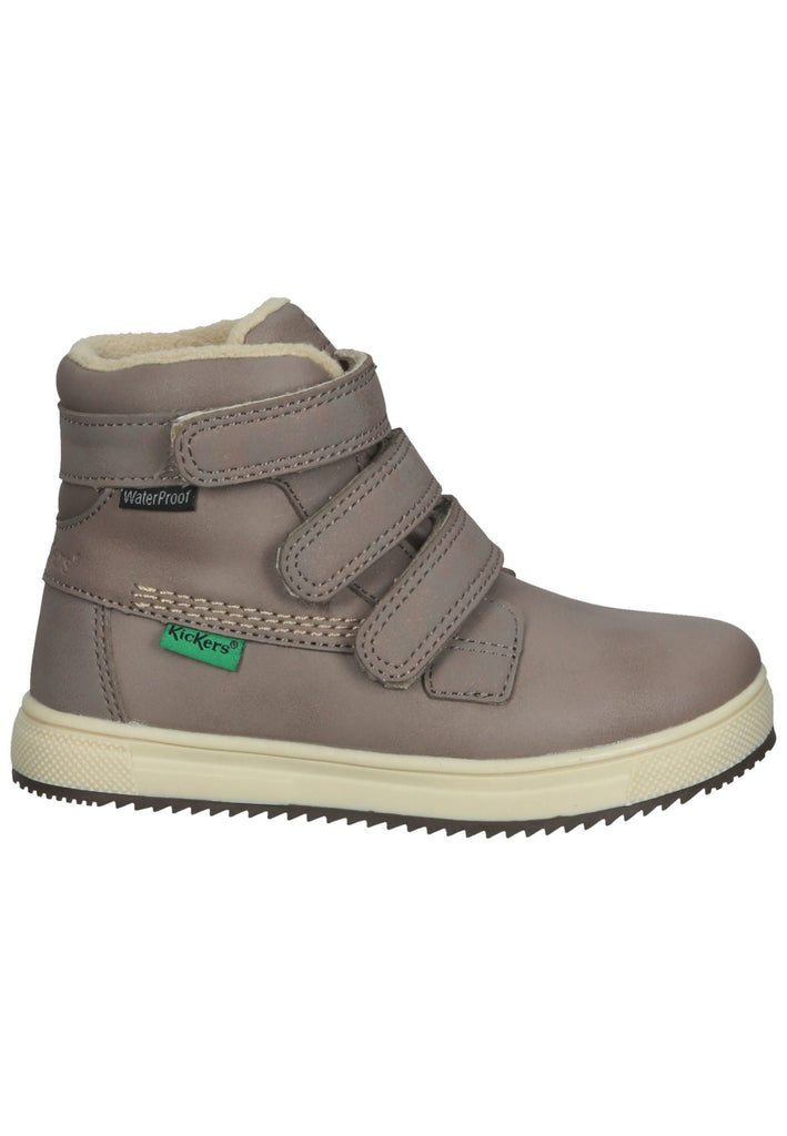 Kickers Stiefelette Lederimitat Beige Warmfutter