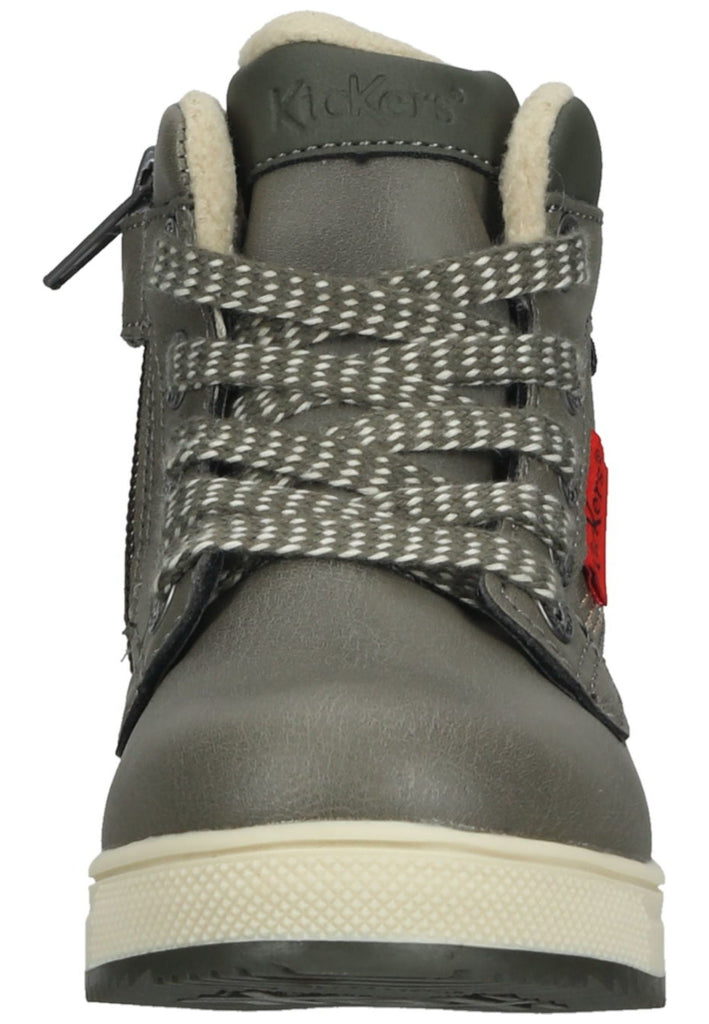 Kickers Stiefelette Lederimitat Khaki Warmfutter