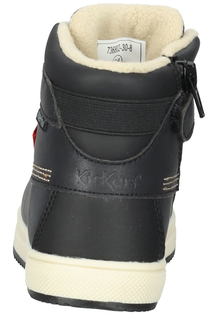 Kickers Stiefelette Lederimitat Schwarz