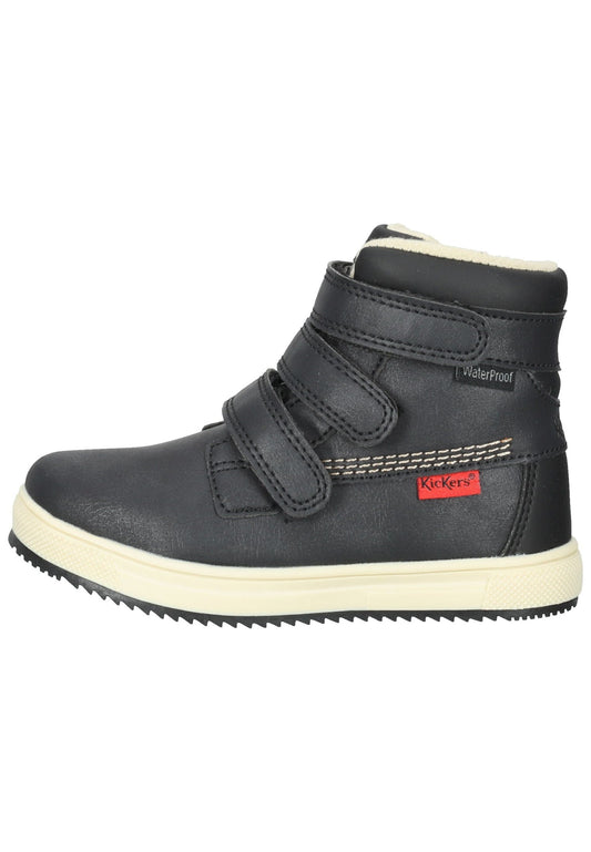 Kickers Stiefelette Lederimitat Schwarz