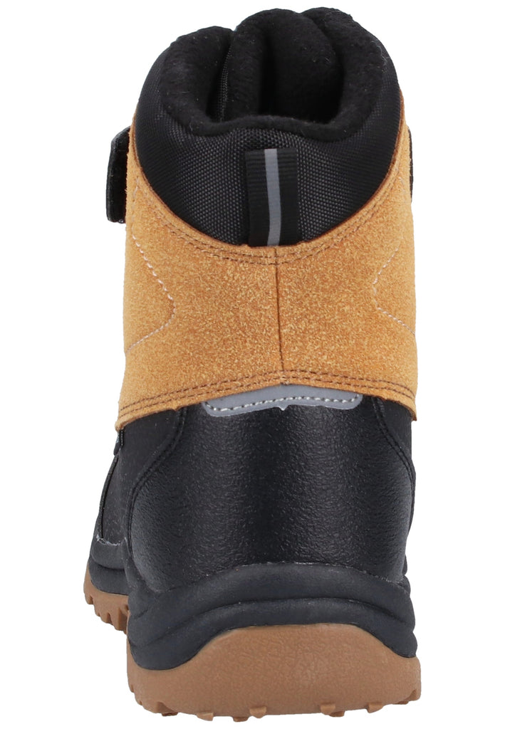 Kickers Stiefelette Lederimitat/Textil Braun Warmfutter