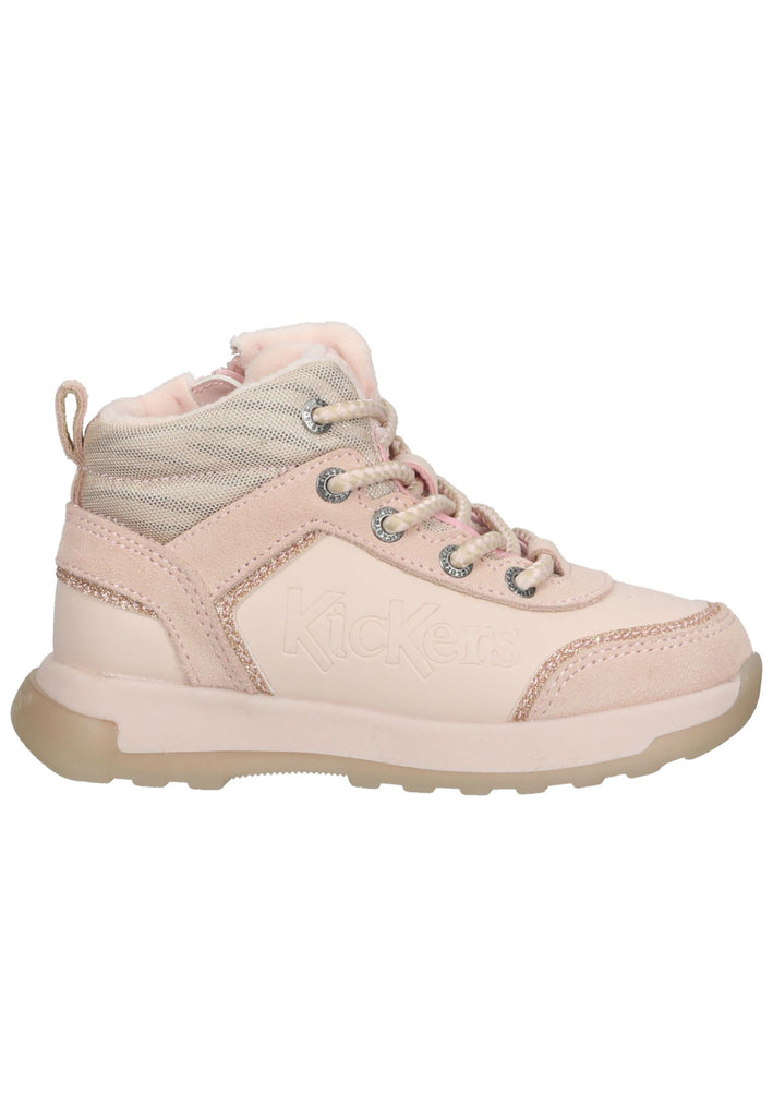 Kickers Stiefelette Lederimitat/Textil Rose