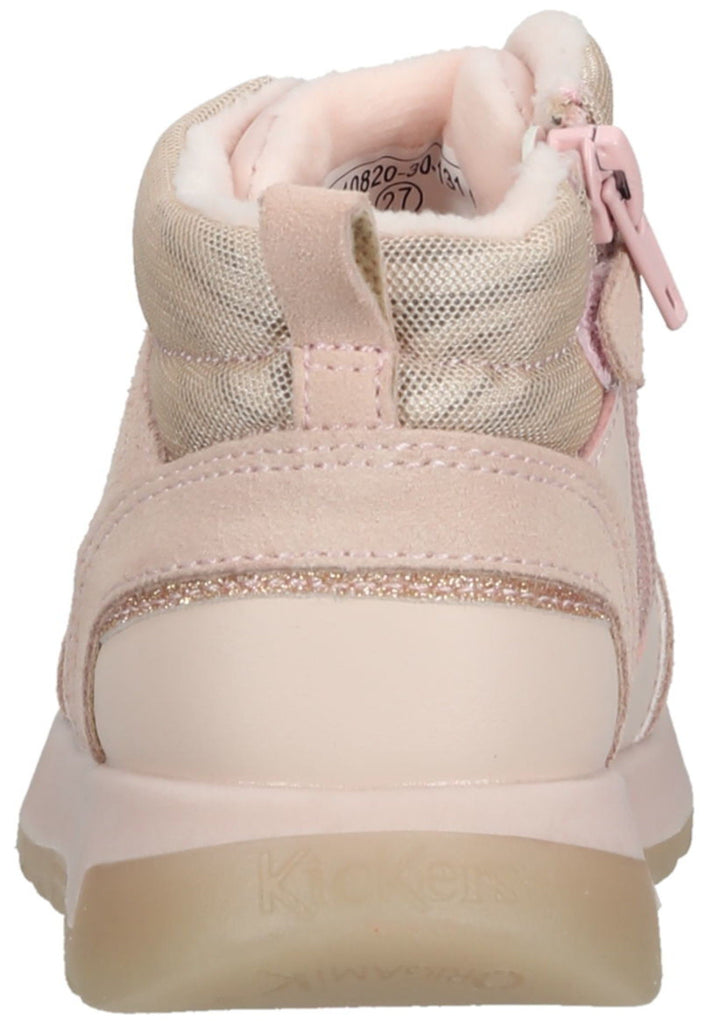 Kickers Stiefelette Lederimitat/Textil Rose