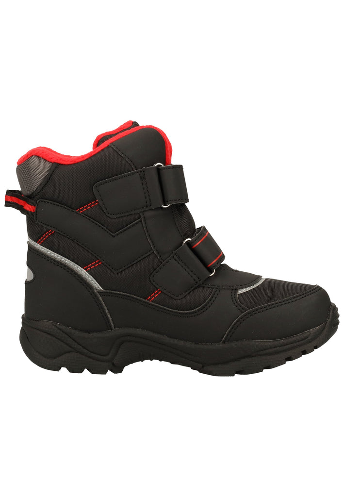 Kickers Stiefelette Lederimitat/Textil Schwarz Warmfutter