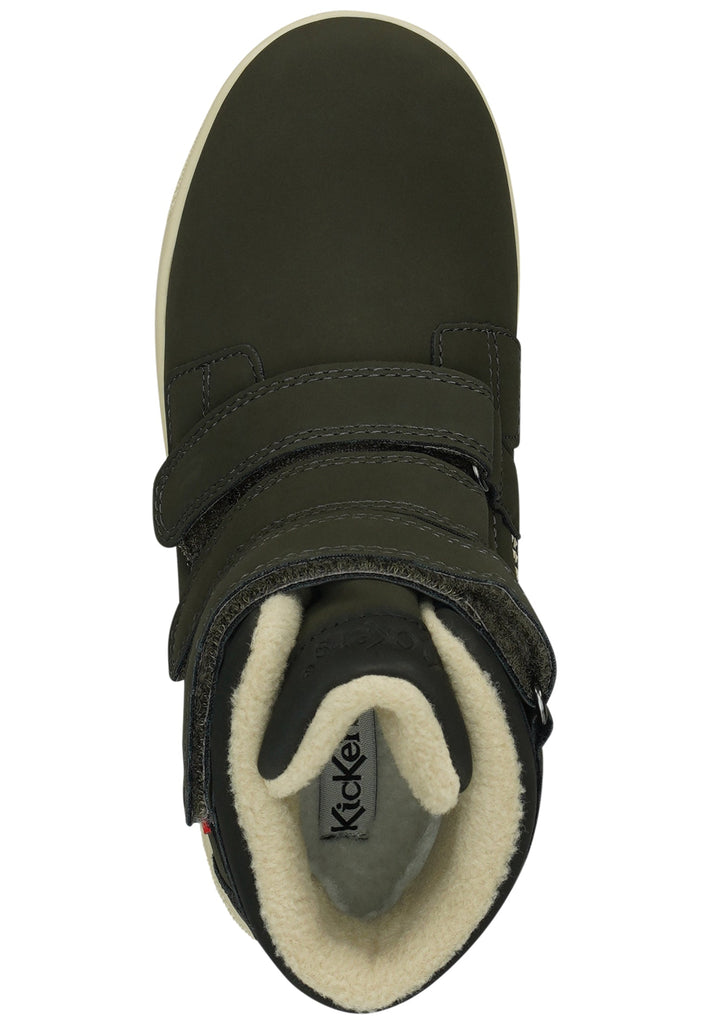 Kickers Stiefelette Synthetik Khaki Warmfutter