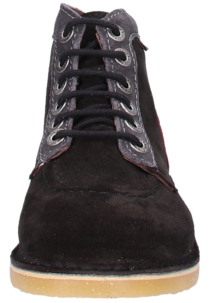 Kickers Stiefelette Veloursleder Schwarz