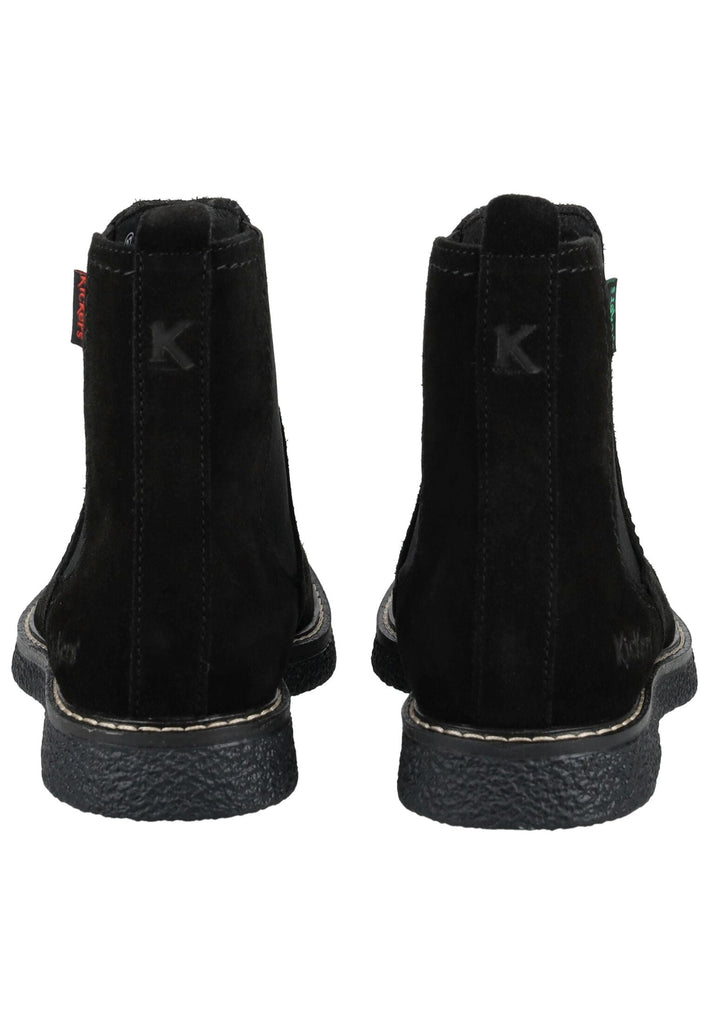 Kickers Stiefelette Veloursleder/Textil Schwarz