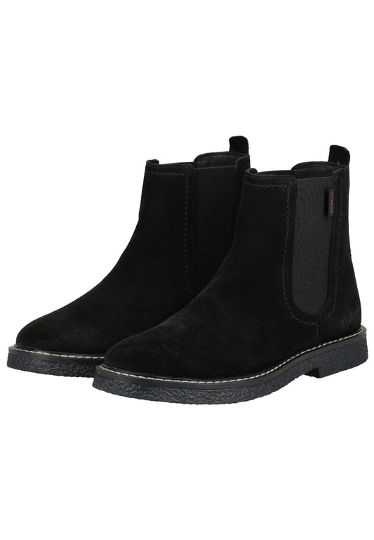 Kickers Stiefelette Veloursleder/Textil Schwarz