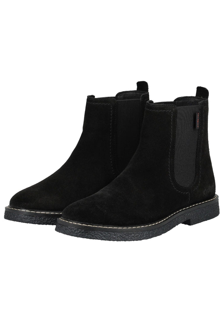 Kickers Stiefelette Veloursleder/Textil Schwarz