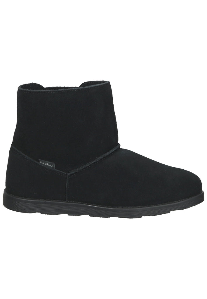 Stiefeletten Kickers Stiefelette Leder Schwarz Warmfutter