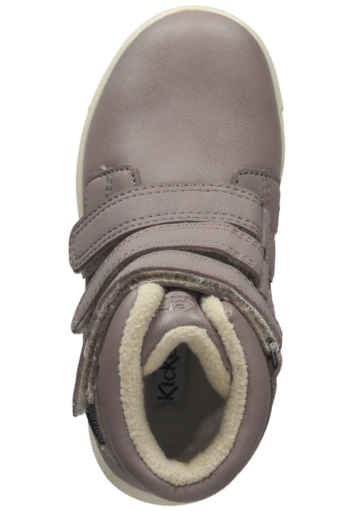 Stiefeletten Kickers Stiefelette Lederimitat Beige Warmfutter