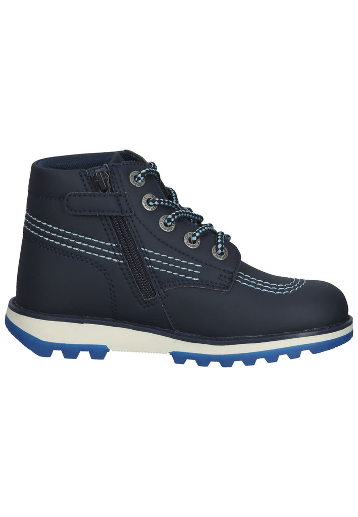 Stiefeletten Kickers Stiefelette Lederimitat Marine
