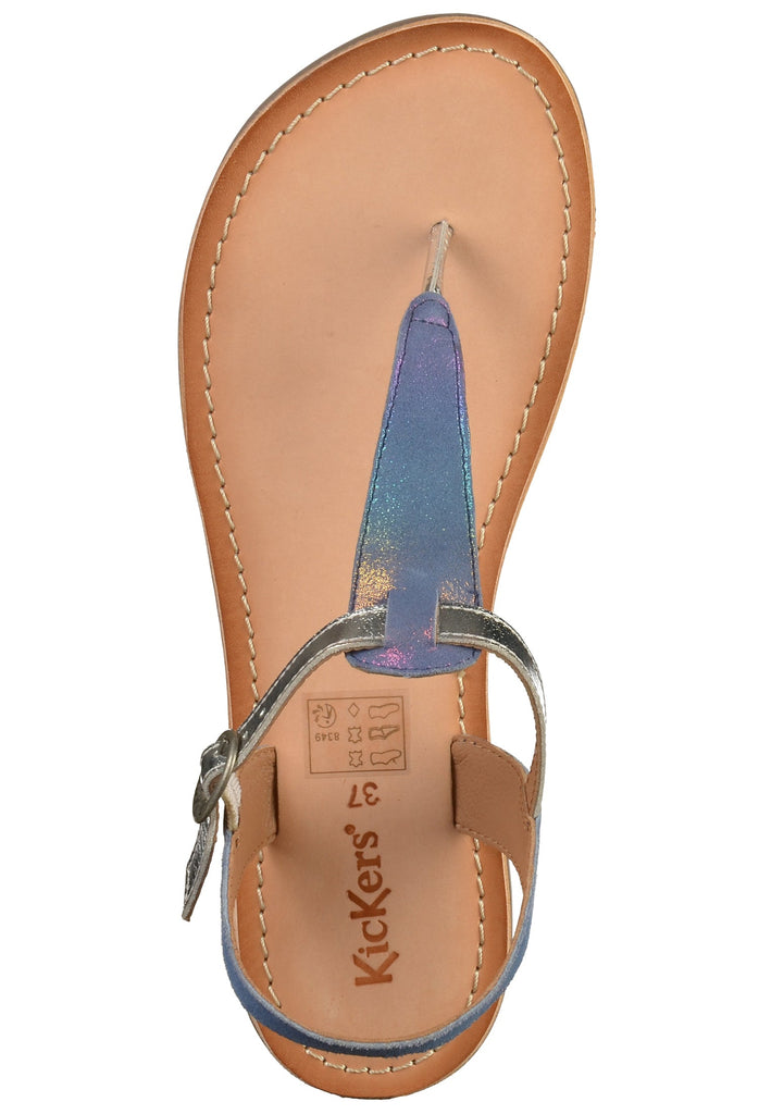 Kickers Zehensteg Leder Marine