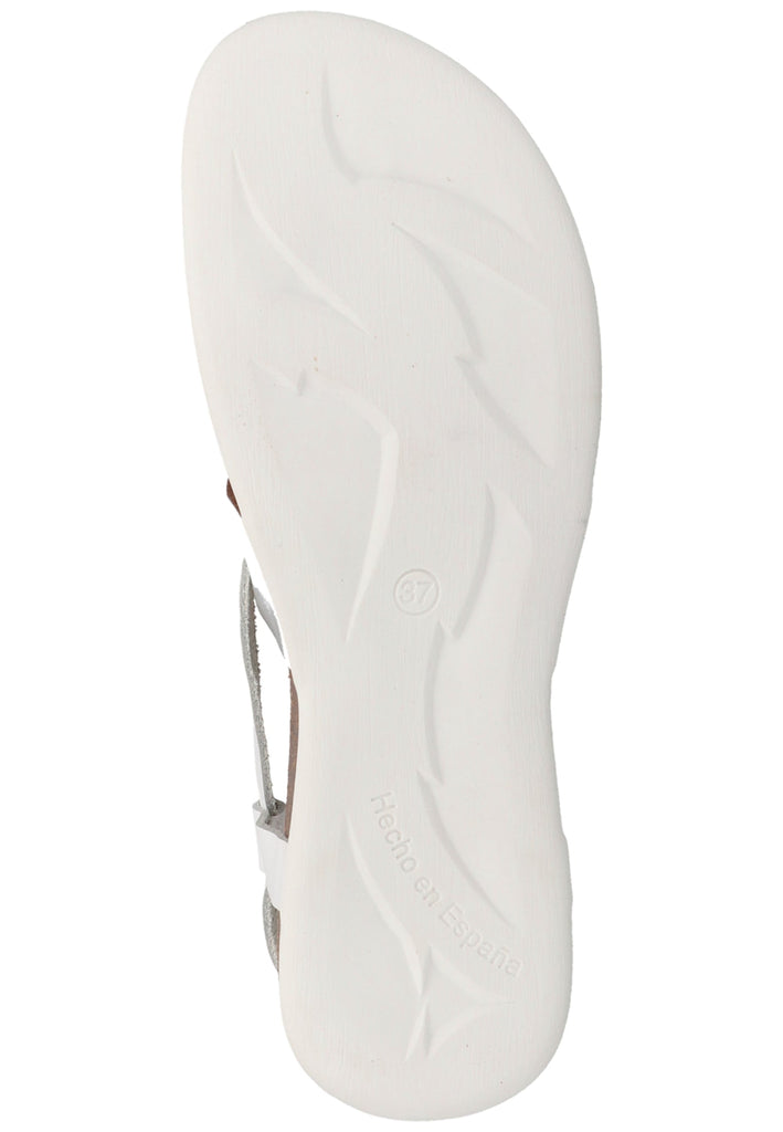 Kickers Zehensteg Leder Weiß/Silber