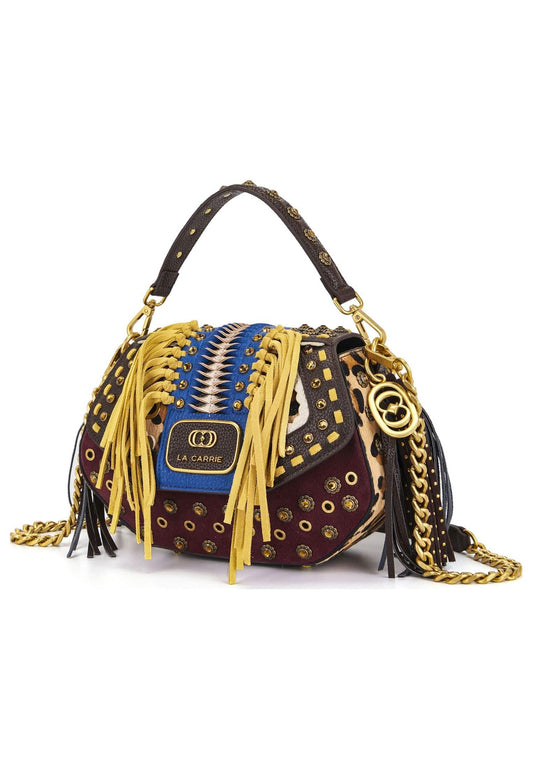 LA CARRIE Taschen Leder Burgundy