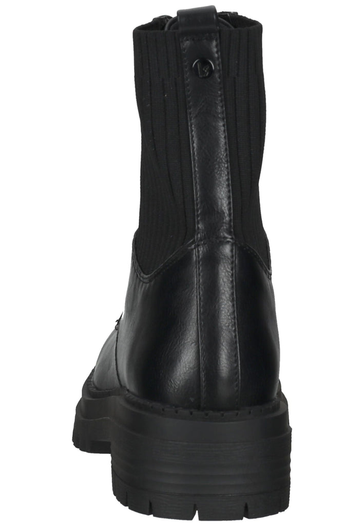 La Strada Stiefelette Lederimitat Schwarz