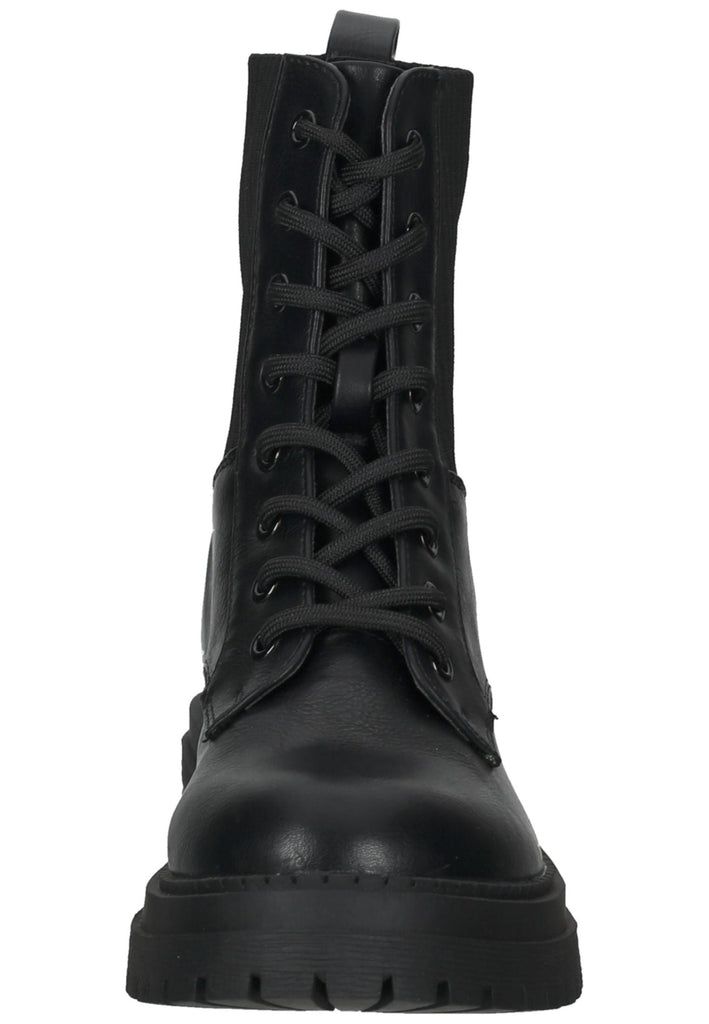 La Strada Stiefelette Lederimitat Schwarz