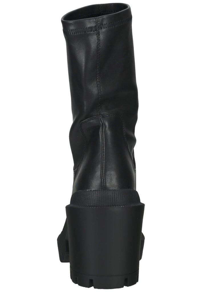 La Strada Stiefelette Lederimitat Schwarz