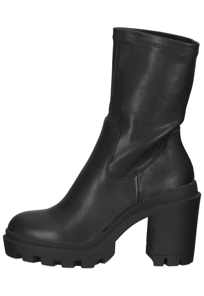 La Strada Stiefelette Lederimitat Schwarz