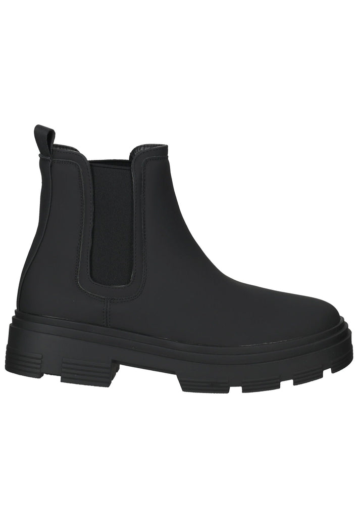 La Strada Stiefelette Lederimitat/Textil Schwarz Warmfutter