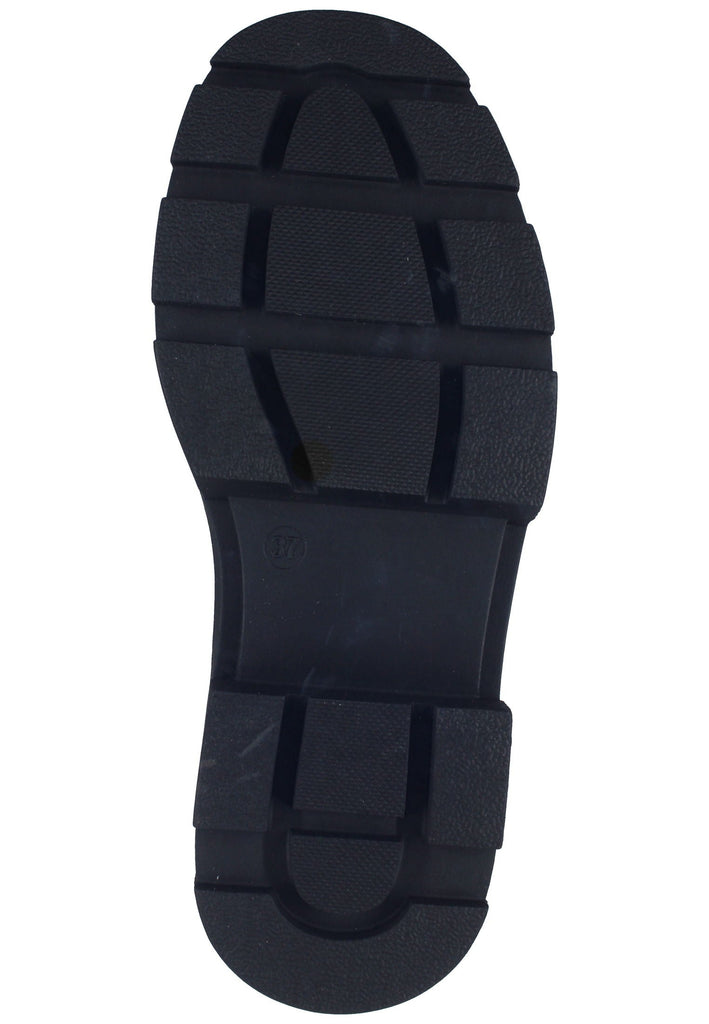 La Strada Stiefelette Lederimitat/Textil Schwarz Warmfutter