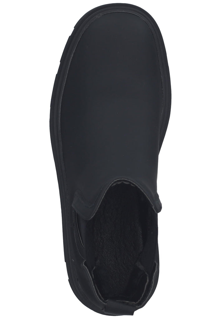 La Strada Stiefelette Lederimitat/Textil Schwarz Warmfutter