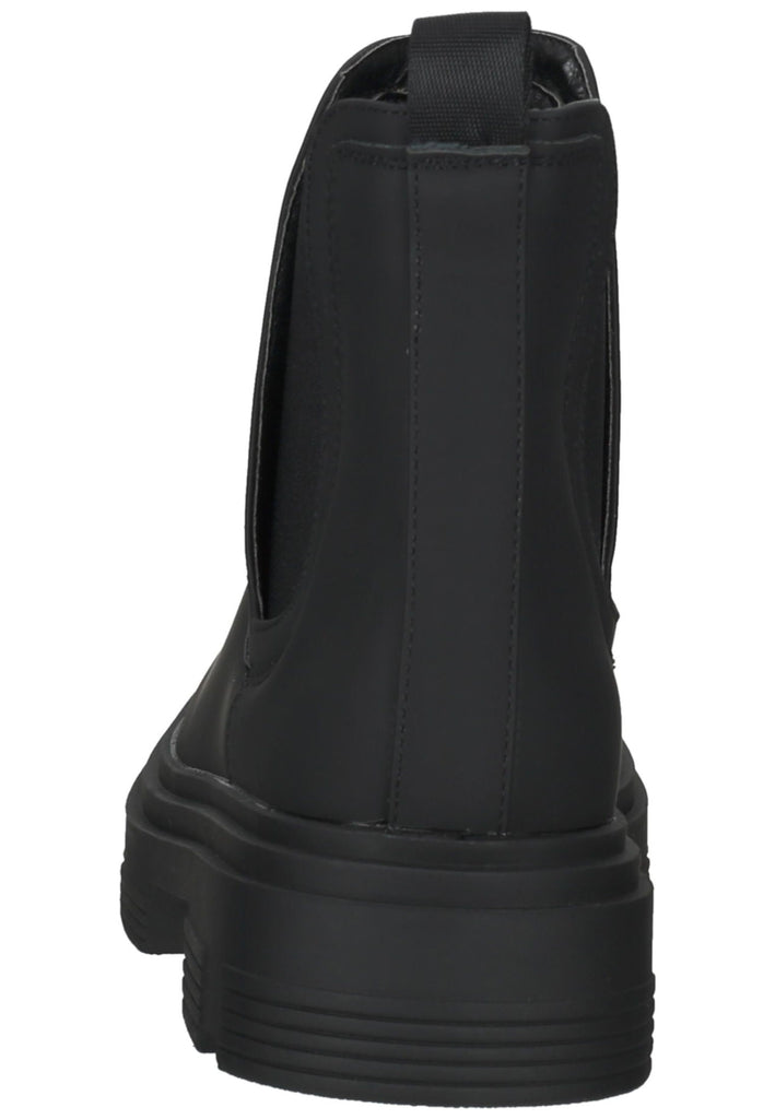 La Strada Stiefelette Lederimitat/Textil Schwarz Warmfutter