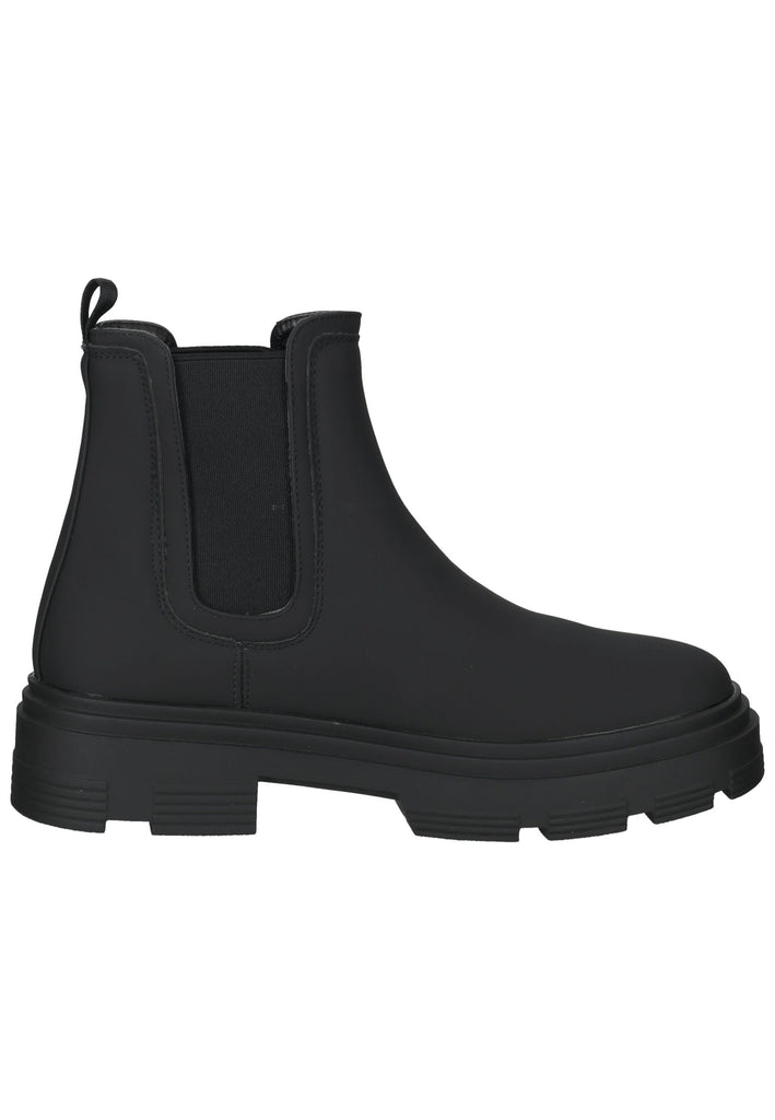 La Strada Stiefelette Lederimitat/Textil Schwarz Warmfutter